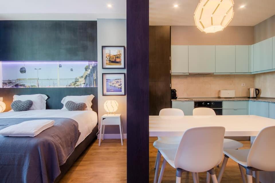 418 Apartamento Gale Wifi, Estacionamento, Elevador Порту Экстерьер фото
